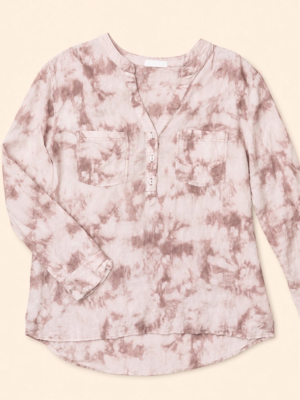 Carve Designs Tie-Dye Long Sleeve Blouse